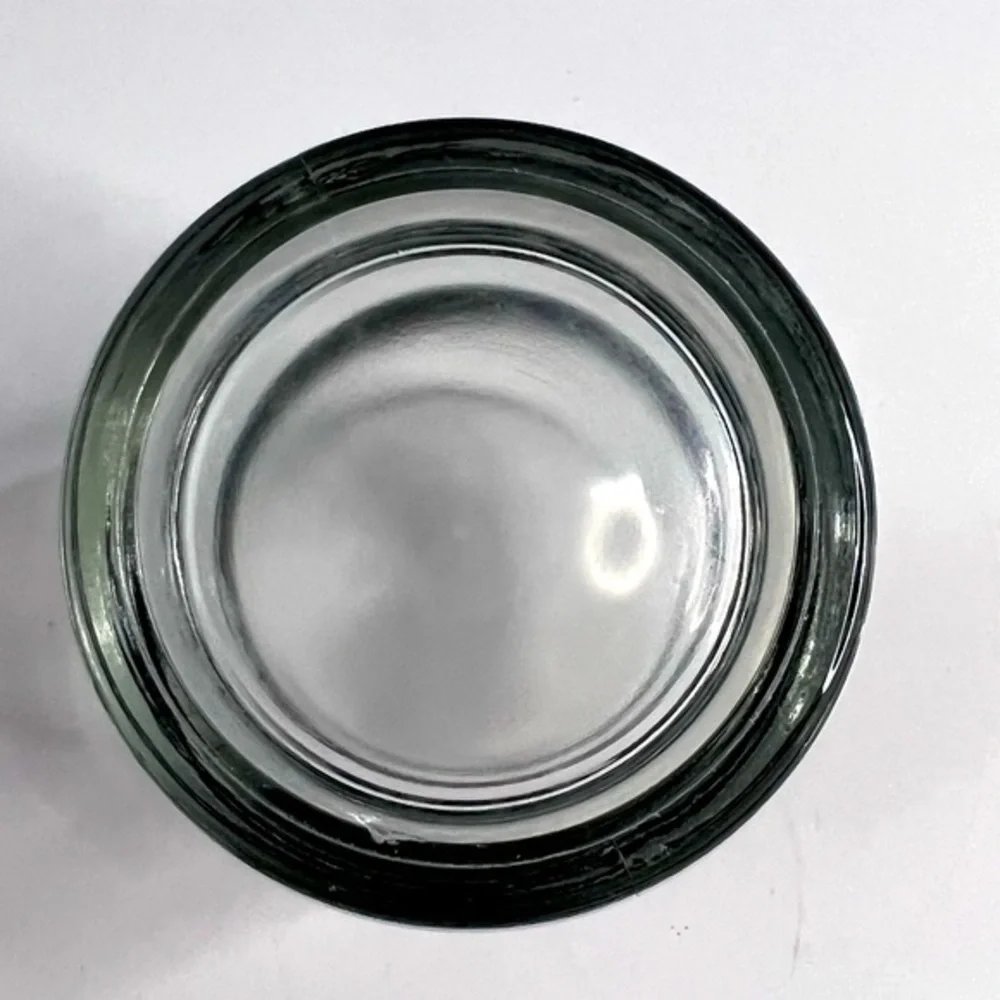 Vintage Effen Vodka Lowball Glass Black Rubber Band  On the Rocks 8 oz